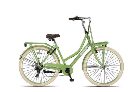 Berlin Transportfiets 7v 28inch 53cm Salie Groen