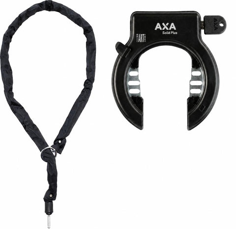AXA Solid Ringslot + Insteekketing gemonteerd