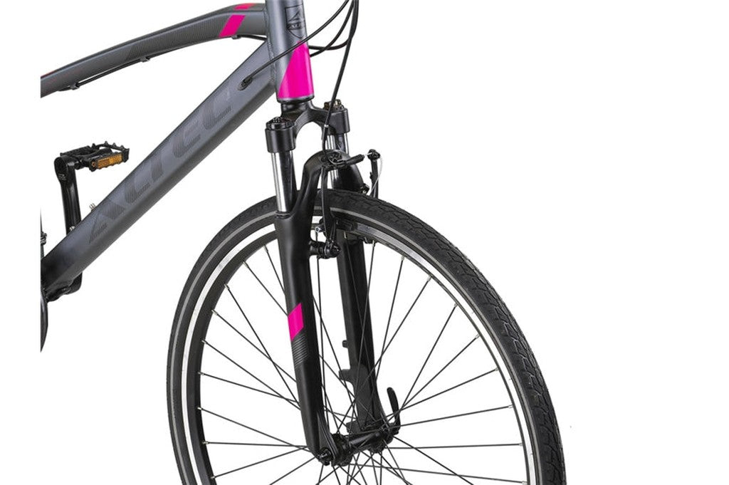 Altec Legarda Trekking V-Brakes 28 inch Antraciet/Pink