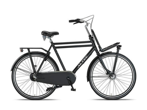 Altec Retro Transportfiets Mat Zwart