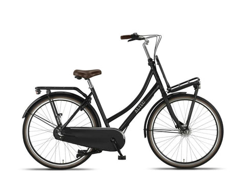 Altec Retro Transportfiets Mat Zwart