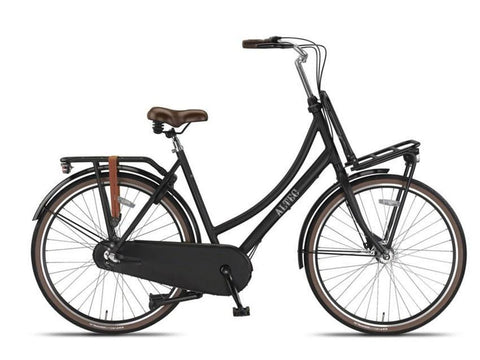 Altec Retro Transportfiets Mat Zwart